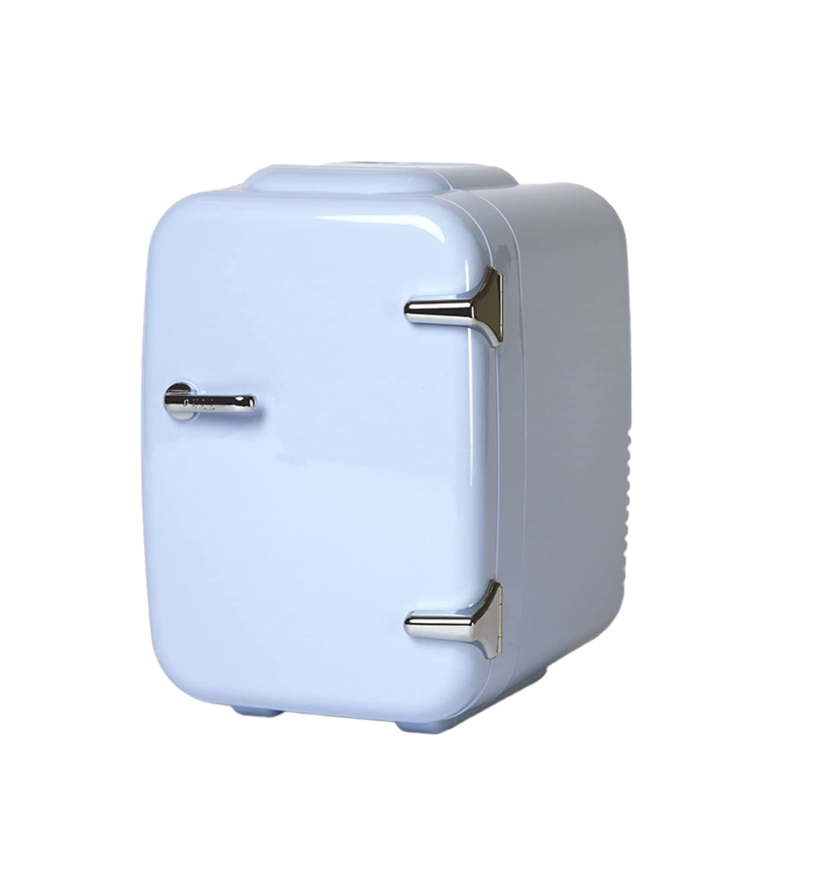 Мини-холодильник, 4 литра, портативный маленький холодильник с низким уровнем шума, 100-120 В переменного тока, холодильник для ухода за кожей, напитки, еда