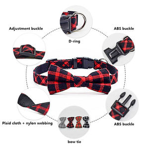 Lindo <span class=keywords><strong>Collar</strong></span> de perro Pajarita desmontable <span class=keywords><strong>Collar</strong></span> de pajarita ajustable para mascotas para perros y gatos - Product Image 2