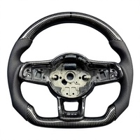Volant en fibre de carbone pour Volkswagen V/W Beetle Amarok T Roc T Cross Arteon, accessoires de modification intérieure