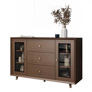 <span class=keywords><strong>Buffet</strong></span> de cuisine avec 2 tiroirs, meuble de rangement au sol avec table console en <span class=keywords><strong>bois</strong></span> - Product Image 2