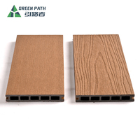Planches de terrasse en composite bois-plastique Easy Click WPC pour balcon extérieur, patio, jardin, revêtement de sol imperméable et antidérapant