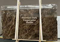 Dalles de marbre brun Emperador foncé espagnol polies en usine pour carreaux muraux, carreaux de sol, comptoirs, tables à manger, découpées sur mesure