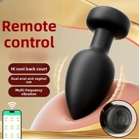 Vente en gros usine : Masseur de prostate à forte vibration, Plug anal vibrant, Dispositif de masturbation, Jouet sexuel pour adultes pour le plaisir