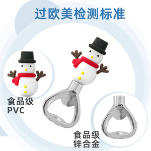 Christmas Snowman Bottle Opener Zinc Alloy Beer Opener For Party Decoration - Product Image 4