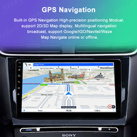 Radio Mobil Android 9'' untuk Ford Taurus 2015-2018 2+32GB 4+64GB 6+128GB Layar Sentuh GPS Navigasi WIFI Bluetooth Carplay Stereo