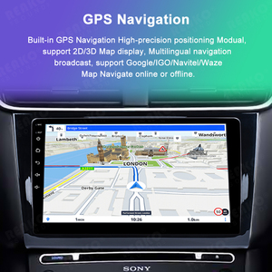 Android đài phát thanh xe đôi DIN IPS màn hình 9 ''cho Ford Taurus 2015-2018 phía sau xem máy ảnh Carplay GPS Wifi xe Stereo - Product Image 3