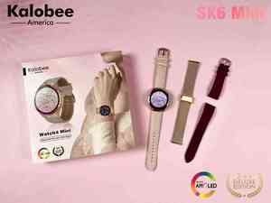 Montre connectée SK6 Mini pour femme avec appels Bluetooth, suivi de santé, suivi sportif, fonction boussole, étanchéité IP67 pour utilisatrices de montres intelligentes - Product Image 6