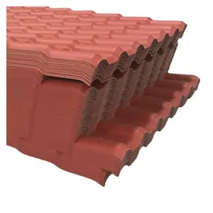 XINGWENJIE Factory Wholesale Roof Tiles ASA Synthetic Resin Roofing Tiles Corrugated PVC Resin Roofing Sheets