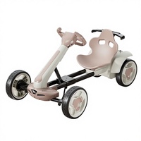 Voiture électrique pour enfants de 2 à 4 ans, jouet à piles, couleur rose - pour jouer en extérieur