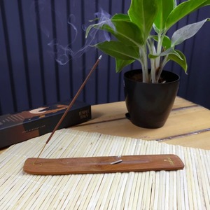 Porta Incienso Ecológico de Madera con Recolector de Ceniza para Quemar Varillas de Agarbatti en Casa y Oficina, Disponible a un Precio Razonable - Product Image 1