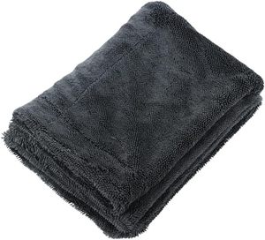 Serviette de séchage pour voiture en microfibre 1400 g/m², serviette de lavage pour voiture 1600 g/m², chiffon de nettoyage double face super absorbant, polissage 1200 g/m² - Product Image 1