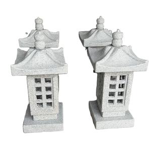 手工雕刻花岗岩日本禅园寺塔天然石灯 - Product Image 1