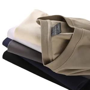 Custom Borduurwerk Puff Print T-Shirt Warmteoverdracht Vinyl Nieuw Ontwerp Blanco Dames T-Shirts 2024 Voor Mannen Van Hoge Kwaliteit