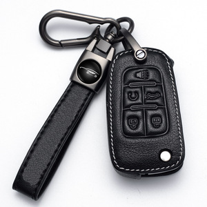 Housse de Clé de Voiture en Cuir avec Logo Personnalisé pour Mazda, Kia, BMW, Mercedes, Etc. Étui Porte-Clé Noir <span class=keywords><strong>Rose</strong></span> pour Femmes Accessoires - Product Image 4
