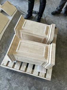 Colonne en marbre de travertin romain naturel pour l'extérieur, solide, pour <span class=keywords><strong>villa</strong></span> de luxe, hôtel, hall d'église, design en travertin - Product Image 5