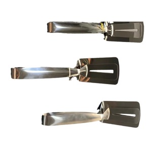 Double Extra Thick 304 Stainless Steel Extended Frying Spatula Multi Function BBQ Cooking Tool Long Handle Spatula - Product Image 2