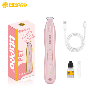 Lilipro pt200l mới yên tĩnh không dây Chó Paw tóc tông đơ điện Pet chân lông cắt honden KAT grooming Sản phẩm với ánh sáng dẫn - Product Image 1