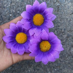 Fleur artificielle de tournesol en soie rouge de 6,5 cm pour la décoration de la maison, accessoires de mariage, style nordique - Product Image 3