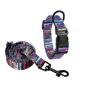 Collier et laisse pour chien en nylon solide réglable confortable de haute qualité PUPE Luxury Fashion pour chiens/chats, plusieurs couleurs - Product Image 3