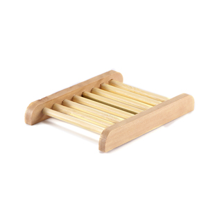 Soporte de <span class=keywords><strong>madera</strong></span> Natural para <span class=keywords><strong>jabonera</strong></span>, bandeja de <span class=keywords><strong>madera</strong></span> para jabón de baño, estante de Bambú - Product Image 4