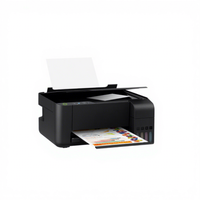 Printer Inkjet Otomatis 4 Warna L3258 A4 Sublimasi Digital Nirkabel dengan Hot Key Plate untuk Kertas Flatbed, Cocok untuk Pemasaran
