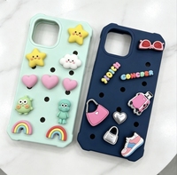 Coque DIY à Grille de Perforations pour Breloques pour iPhone 17 16 15 14 13 Pro Max – Étui Interchangeable pour Téléphone Portable