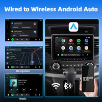 AuraStarPlay Mini Ultra3-2air Adaptador Inalámbrico CarPlay Bluetooth WiFi Dongle Smart Auto Link para Android y Apple