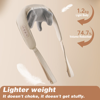 Masseur portable pour les épaules et le cou, coussin de massage chauffant Shiatsu, idéal pour le bureau, la maison et les voyages