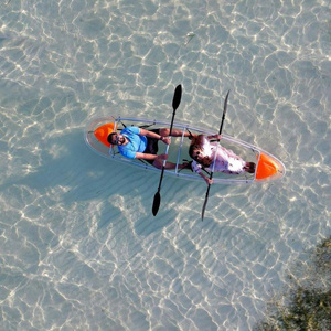 เรือคายัคใสเรือแคนูเรือคายัค<span class=keywords><strong>ใส</strong></span>พร้อมไฟ LED เป็นที่นิยมในทะเล - Product Image 4