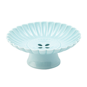 Plato de cerámica para frutas con diseño de pétalos de crisantemo, plato de porcelana para servir, para fiestas de té, plato para aperitivos, redondo, estilo retro de lujo - Product Image 5