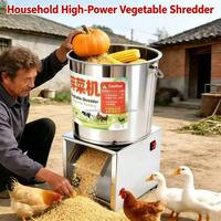 Nieuwe multifunctionele elektrische groentesnijder & -hakselaar met roestvrijstalen klopper, capaciteit 200 kg/uur, 1 jaar garantie
