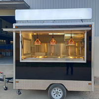 Camion de boulangerie mobile, chariot à glaces, kiosque de restauration rapide, camion-restaurant complet, remorque alimentaire pour bonbons et chips à vendre