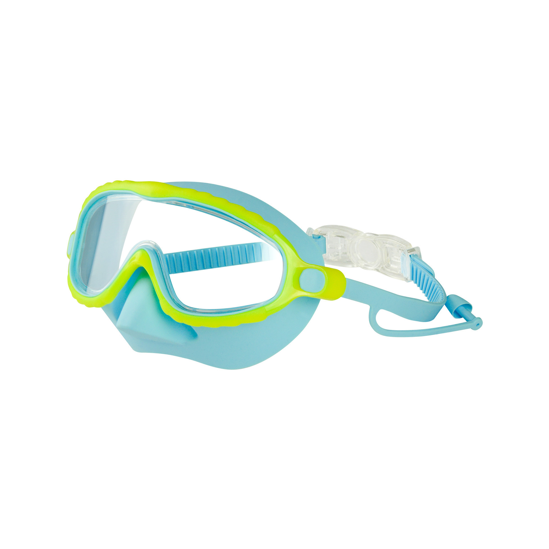 Protecteur nasal enfant, jaune et bleu (en sachet)
