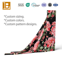 Katalog Gratis BILU Kain Berkualitas Tinggi yang Dapat Disesuaikan Motif Bunga Mawar Besar Peony 100% Katun Poplin untuk Pakaian