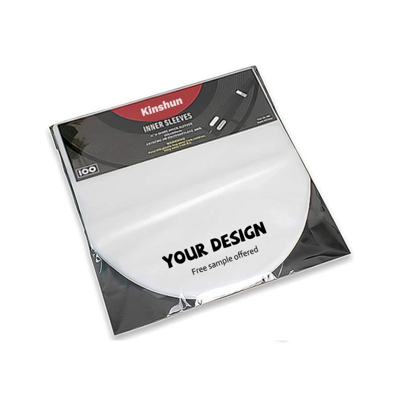 100 шт. Прозрачная крышка для хранения Cas Dvd рукав белая бумага и конверт Cd Dvd сумка новый дизайн перерабатываемые пользовательские круглые Mylar Cd пакеты
