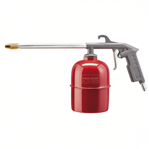 Pistolet à air comprimé Fervi 1,5 L rouge avec buse métallique pour le nettoyage et la lubrification - Product Image 2