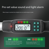 Clé dynamométrique numérique intelligente électronique avec mesure d'angle, Wi-Fi, Bluetooth, RF, haute précision, mesure de force en kg