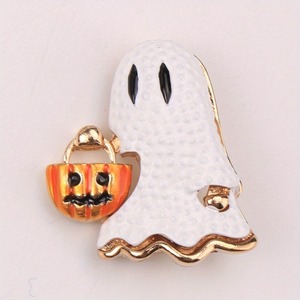 1 broche de fantasma de Halloween con <span class=keywords><strong>calabaza</strong></span> flotante, accesorio de ropa para mujer, regalo - Product Image 6