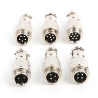 Connecteur 2 3 4 5 6 broches Aviation Pin Cable Plug Waterproof Socket Aviator Circular Female GX12 Series Connector Cable