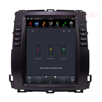Pour Toyota Land Cruiser Prado 120 2002 - 2009 Style Tesla écran autoradio lecteur vidéo multimédia Navigation Gps voiture stéréo Dsp