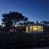 Hôtels-capsules de luxe, maisons conteneurs, villas préfabriquées, maisons miniatures écologiques et imperméables, maisons mobiles personnalisées