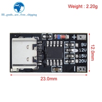 Module de charge rapide avec détecteur de tension, alimentation USB Boost, carte de charge, outils, type-c PD2.0 PD3.0 9V 12V 15V 20V