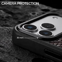 Étui de téléphone magnétique tressé en cuir véritable Denior, design de luxe, compatible avec les séries Apple 17/16/15, chargement sans fil, protection intégrée