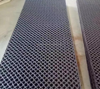 Grillage soudé en fil d'acier inoxydable trempé haute température, résistant à l'usure, avec barres de 6-14 mm et trous de 8-85 mm pour le criblage de sable minier