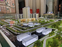 2024 nuevo modelo de escala arquitectónica con modelo arquitectónico ligero de bienes inmuebles
