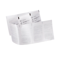 Étiquettes RFID UHF personnalisées en papier lavable pour vêtements, imprimées, étanches, 860-960 MHz