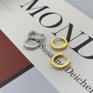 Pendientes de Aro Pequeños Dylam, Estilo Metalizado para Cartílago, Pendientes de Plata S925, Tipo Huggie, para Perforaciones - Product Image 5