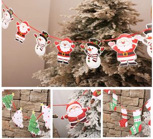 Venta al por mayor nuevo diseño fieltro Navidad Banner Decoración Para Festival uso doméstico - Product Image 4