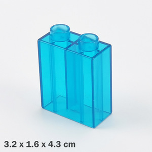 Alta qualidade personalizado DIY plástico blocos de construção 2x2 tijolos transparentes <span class=keywords><strong>2</strong></span>*<span class=keywords><strong>2</strong></span> <span class=keywords><strong>3</strong></span> + brinquedos do bebê presente (jc038) - Product Image 6