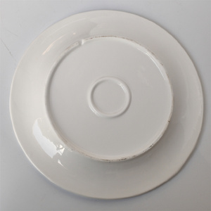 Ensembles d'assiettes à dîner en porcelaine blanche de haute qualité originaux d'usine Design plat <span class=keywords><strong>moderne</strong></span> pour mariages et fêtes - Product Image 5